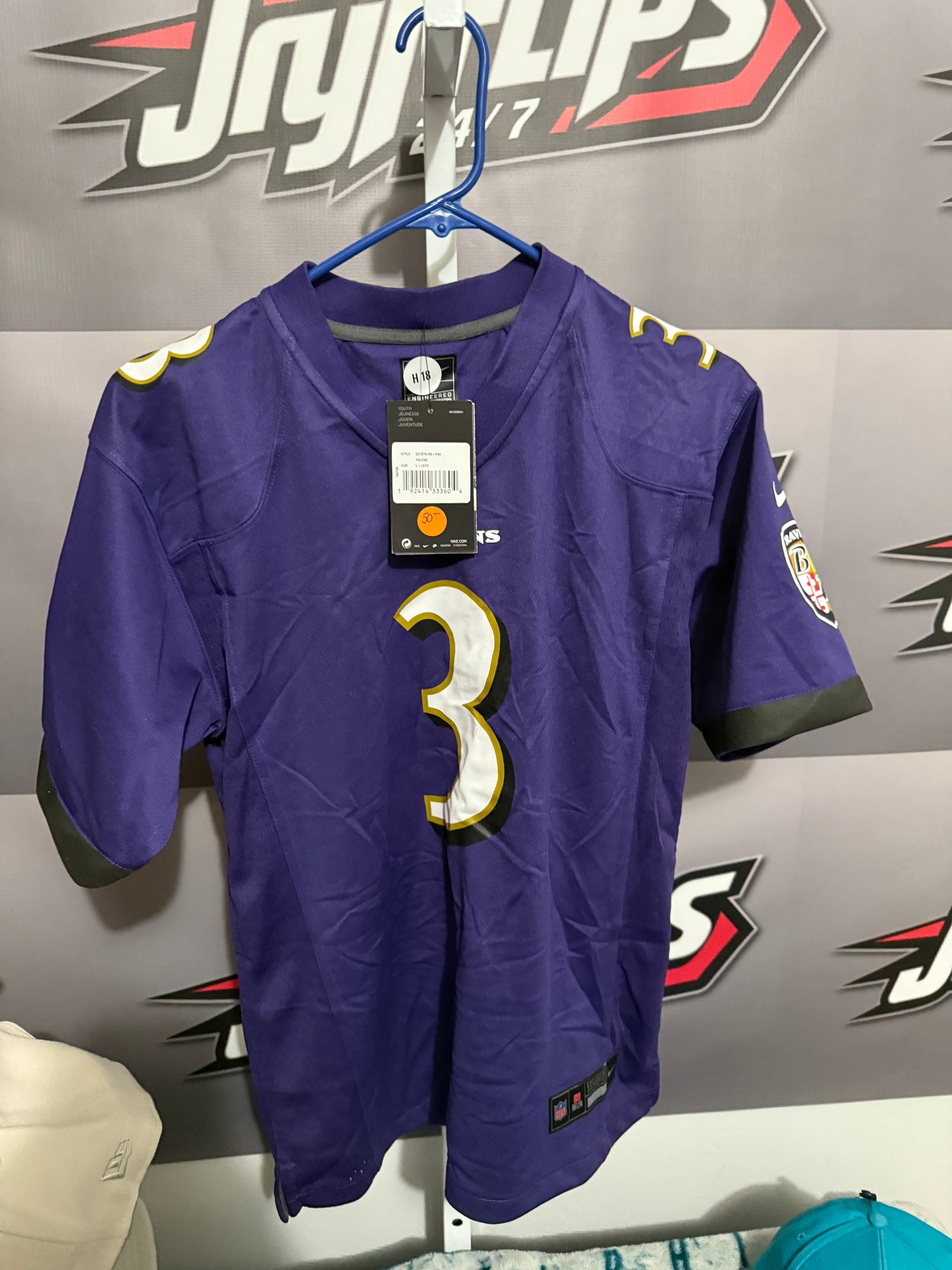 Youth Large #3 Odell Beckham Jr Jersey