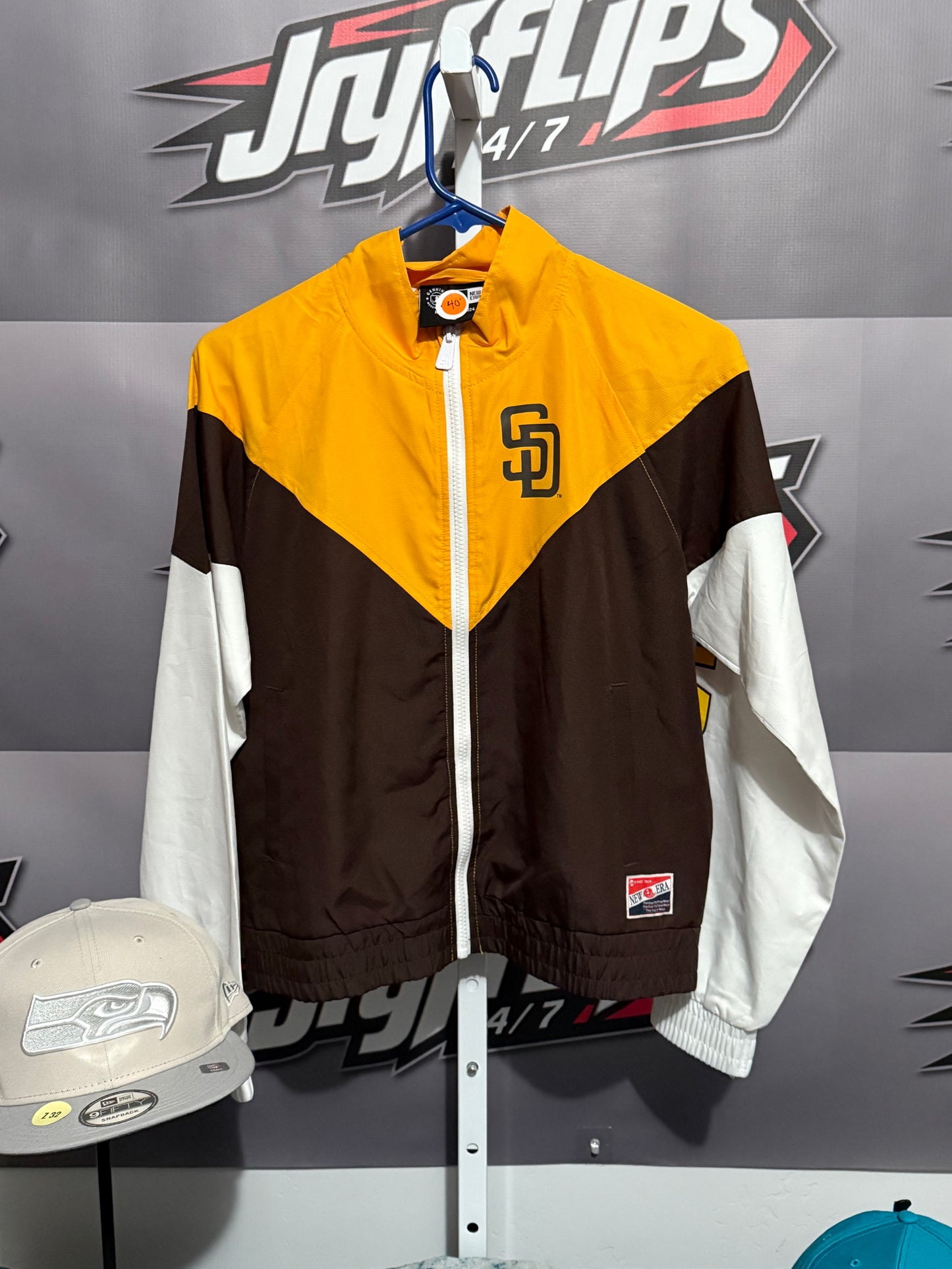 Woman’s Medium Padres New Era windbreaker jacket