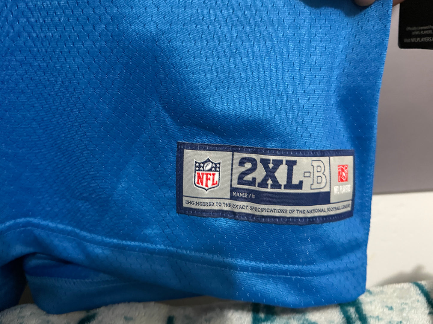 Detroit Lions Men’s 2XL-B Blank Jersey