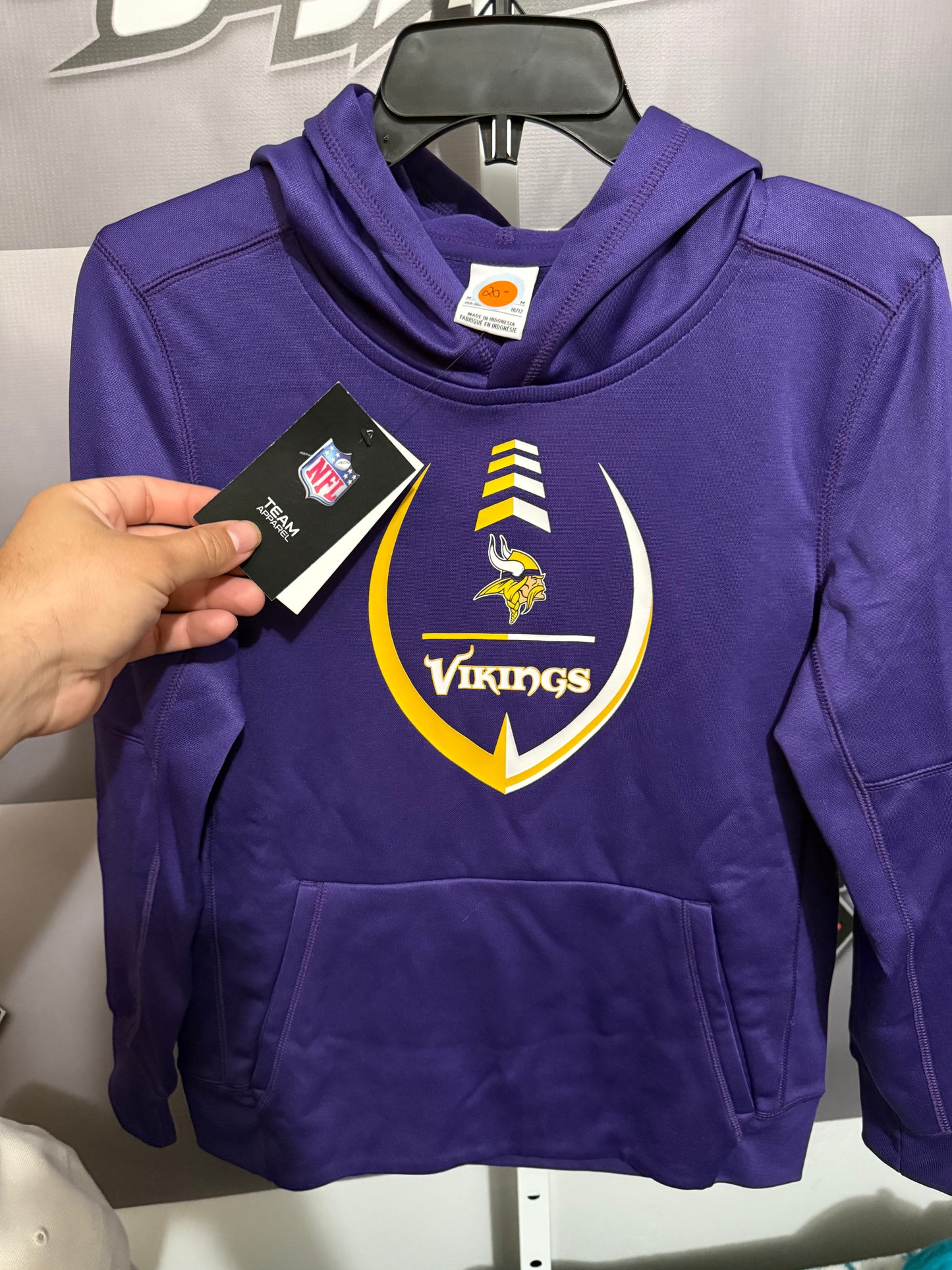 Youth Medium Vikings Hoodie