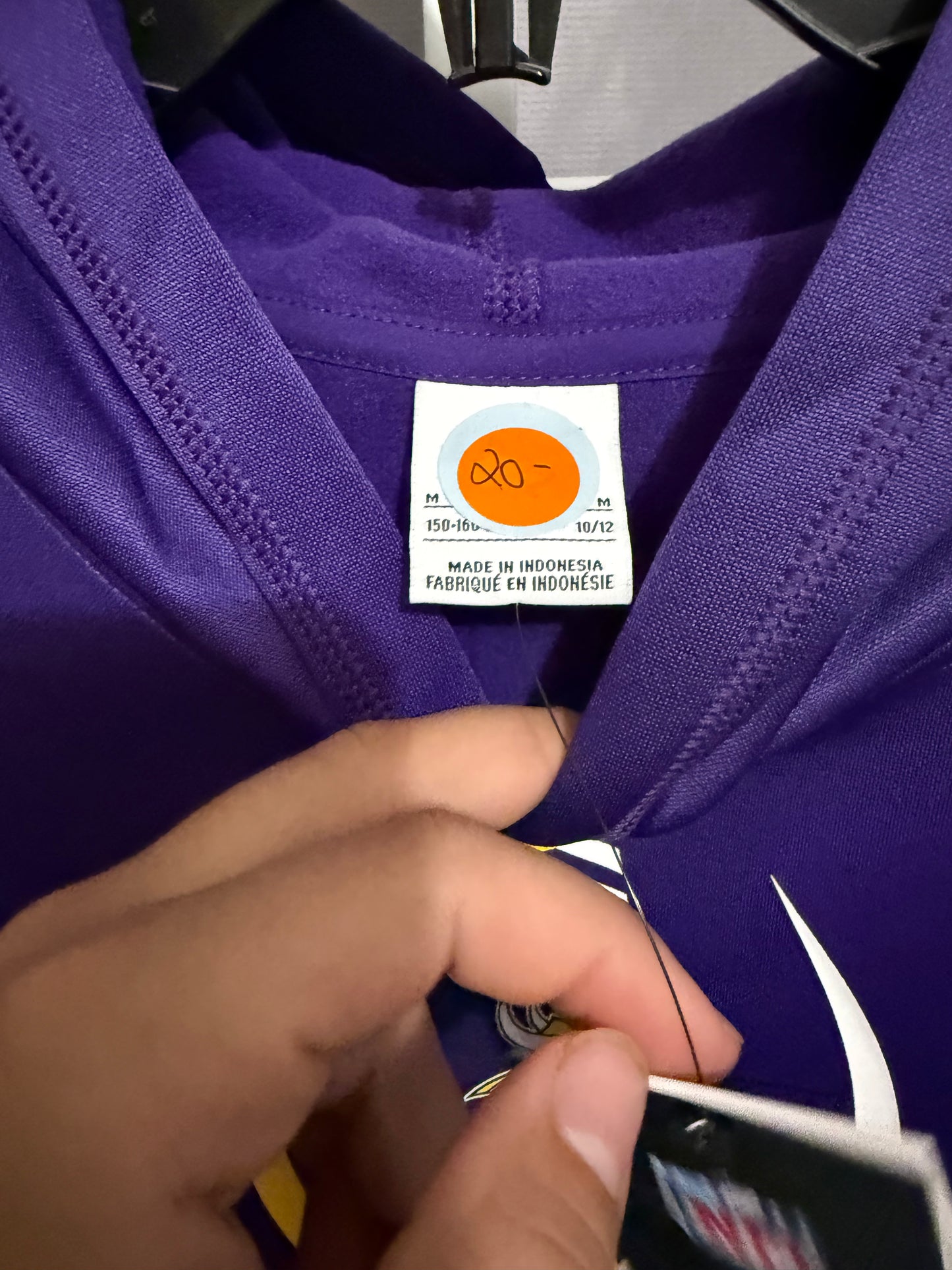 Youth Medium Vikings Hoodie