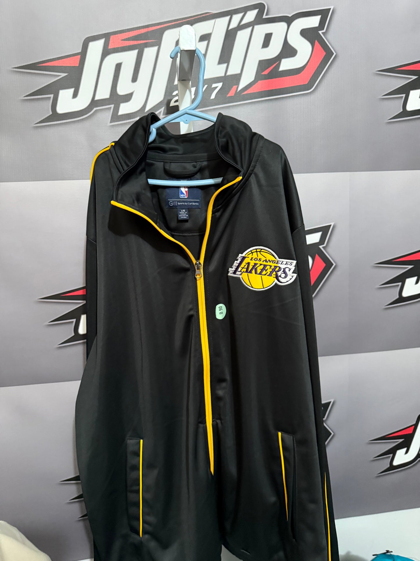 Men’s Large NBAxCarl Banks Lakers full zip