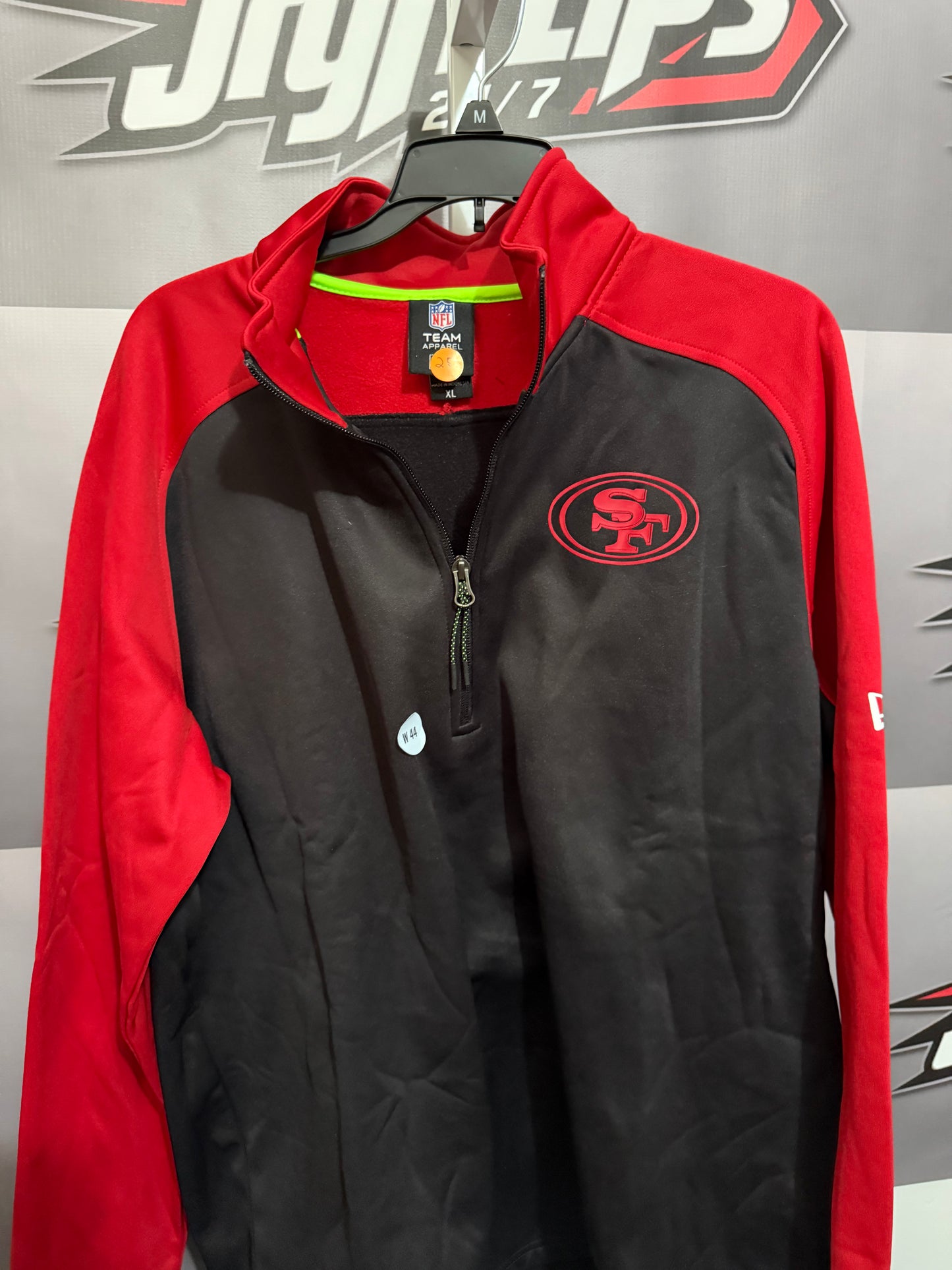 Men’s XL 49ers 1/4 zip by New Era