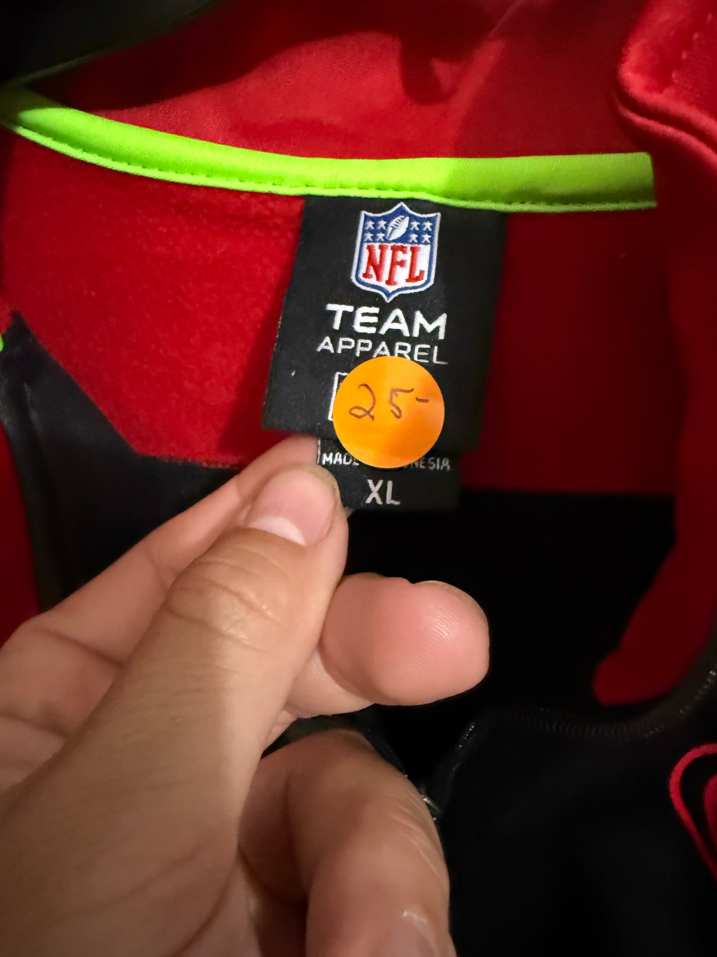 Men’s XL 49ers 1/4 zip by New Era