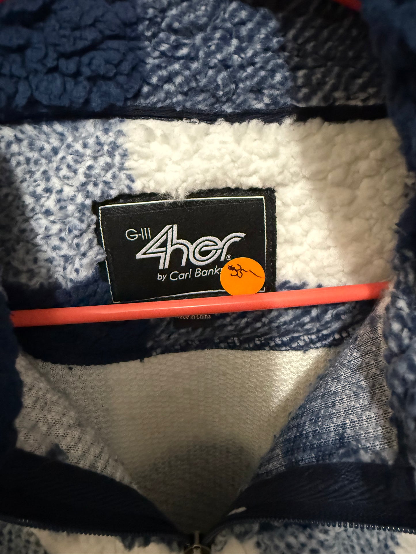 Woman’s XL 4her Texans quarter zip (fluffy)