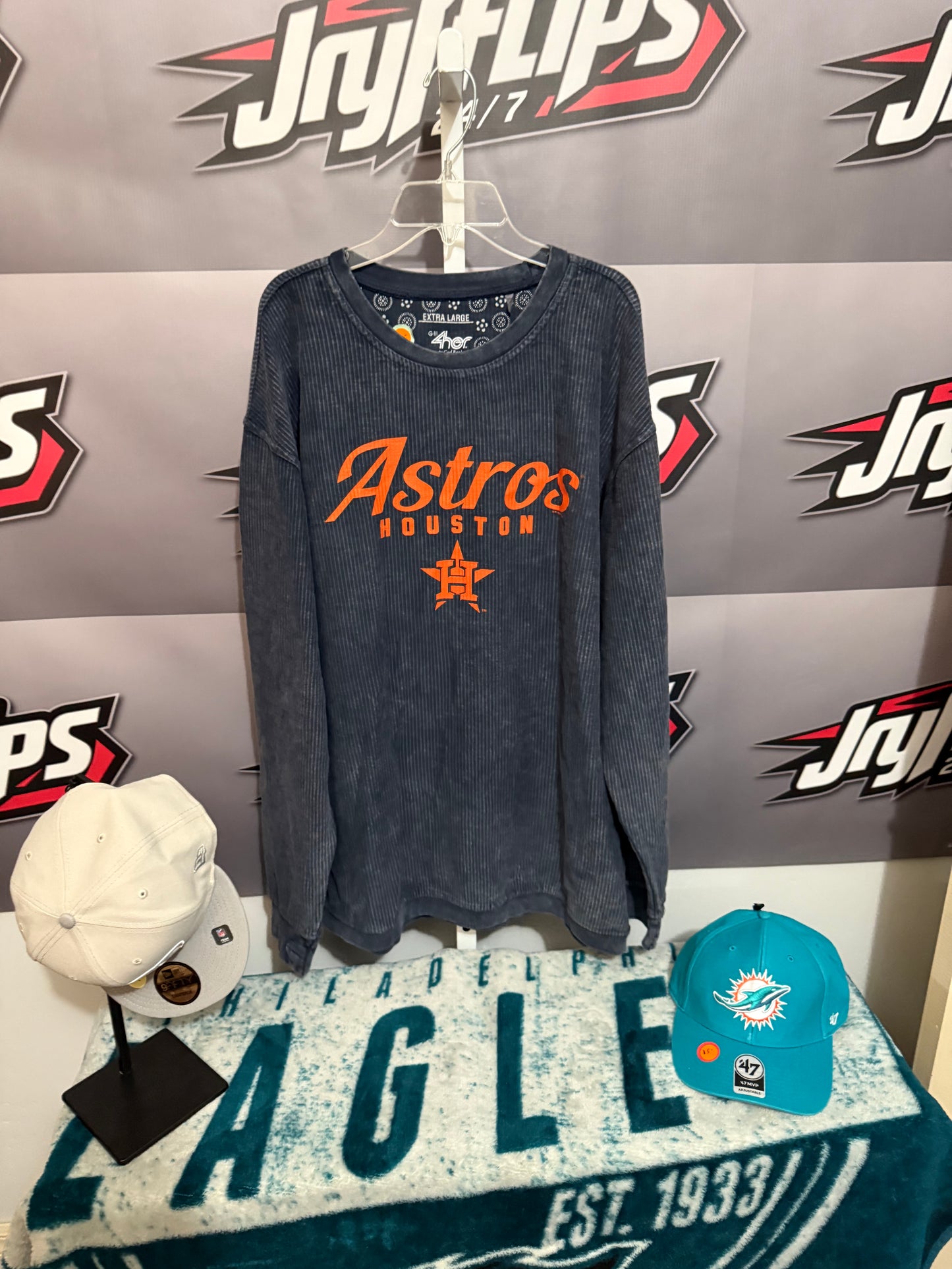 Men’s XL Houston Astros crewneck by Carl Banks