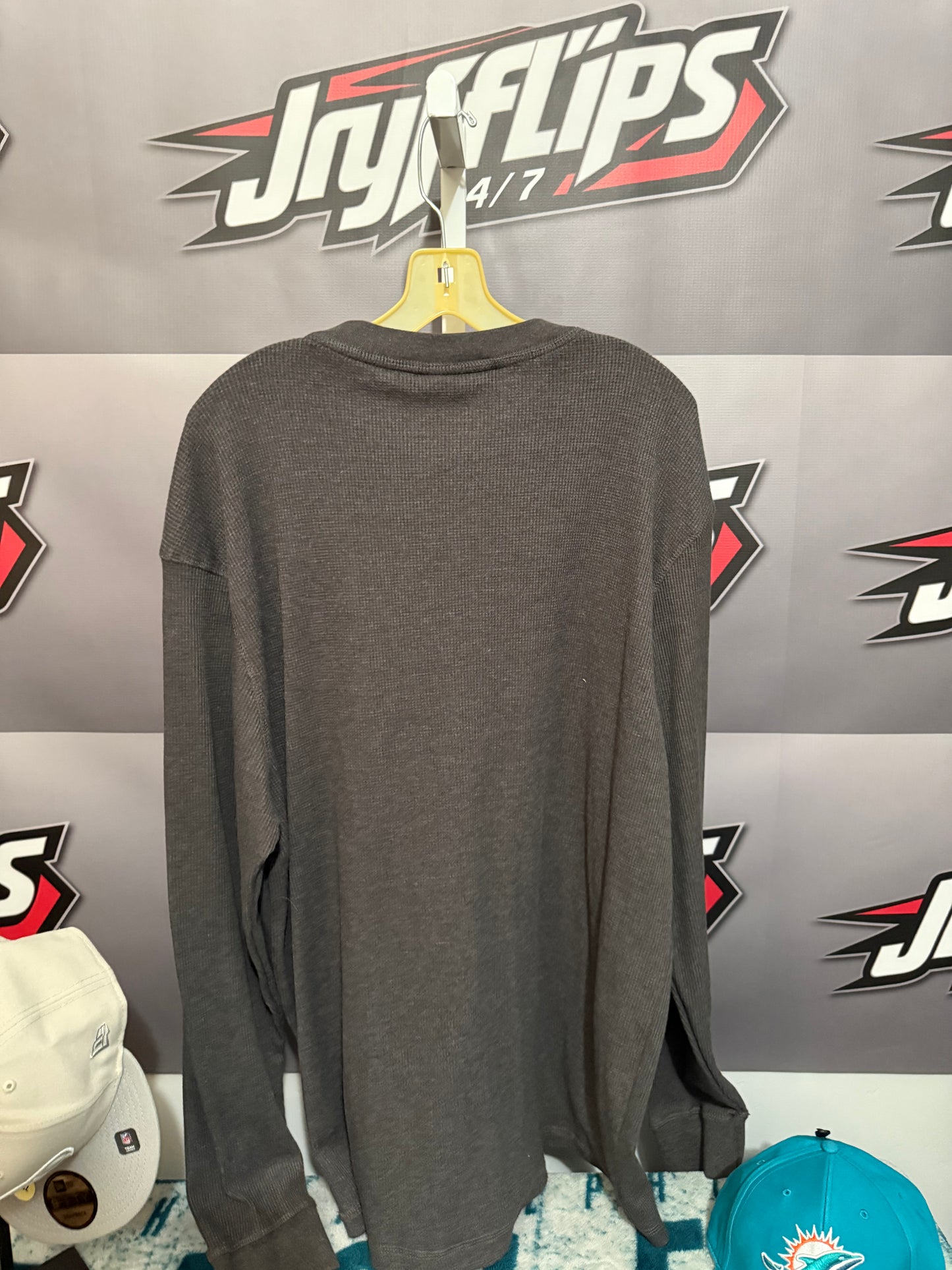 Men’s 3XL Cleveland Browns Thermal button 1/4 button up