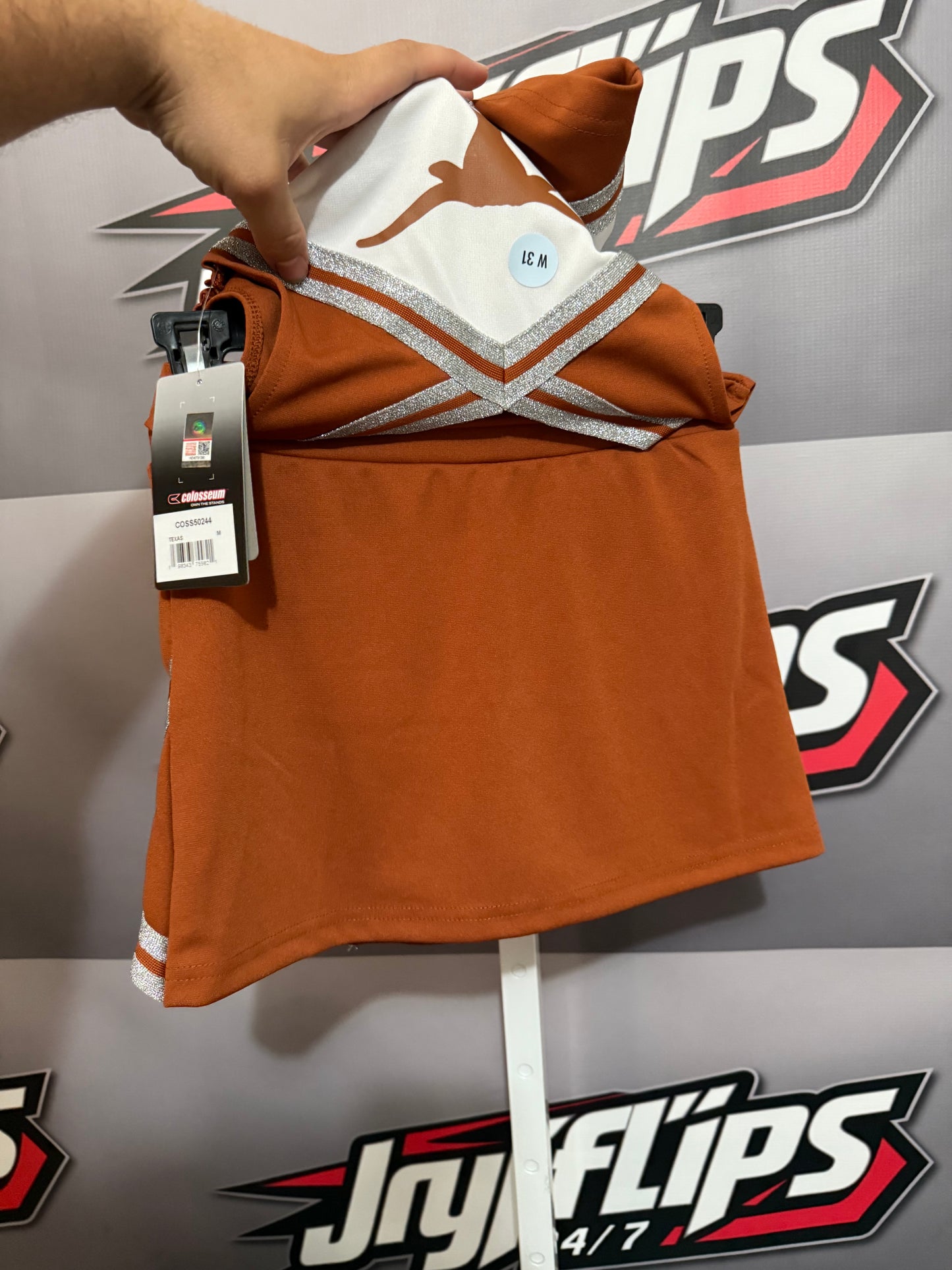 Youth Girls (7-8) Texas Longhorns Cheerleading Uniform