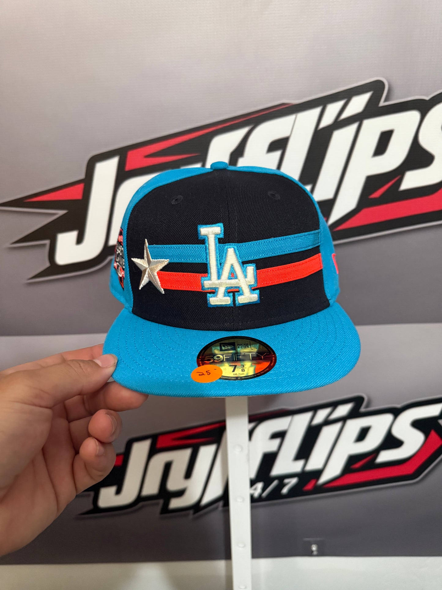 LA Dodgers 24 Texas All-Star New Era Fitted Hat 7 3/8