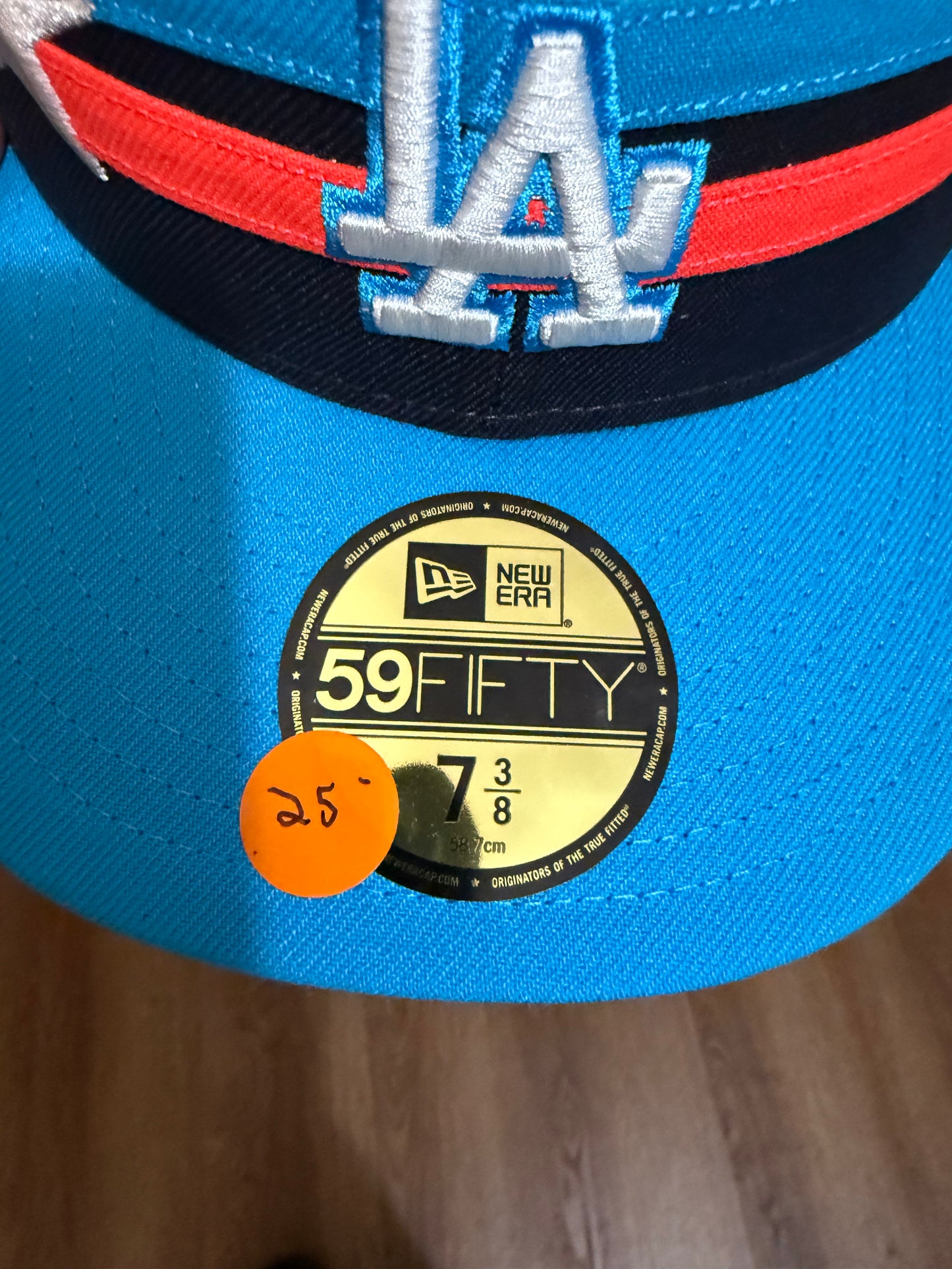 LA Dodgers 24 Texas All-Star New Era Fitted Hat 7 3/8