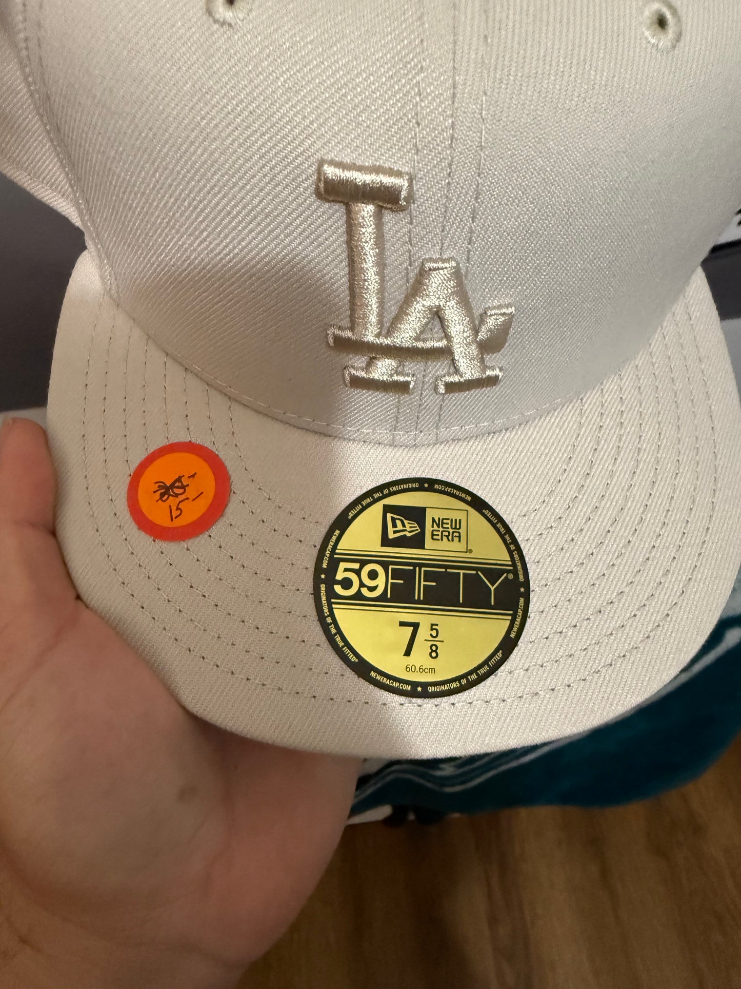 La Dodgers New Era 7 5/8 fitted Hat