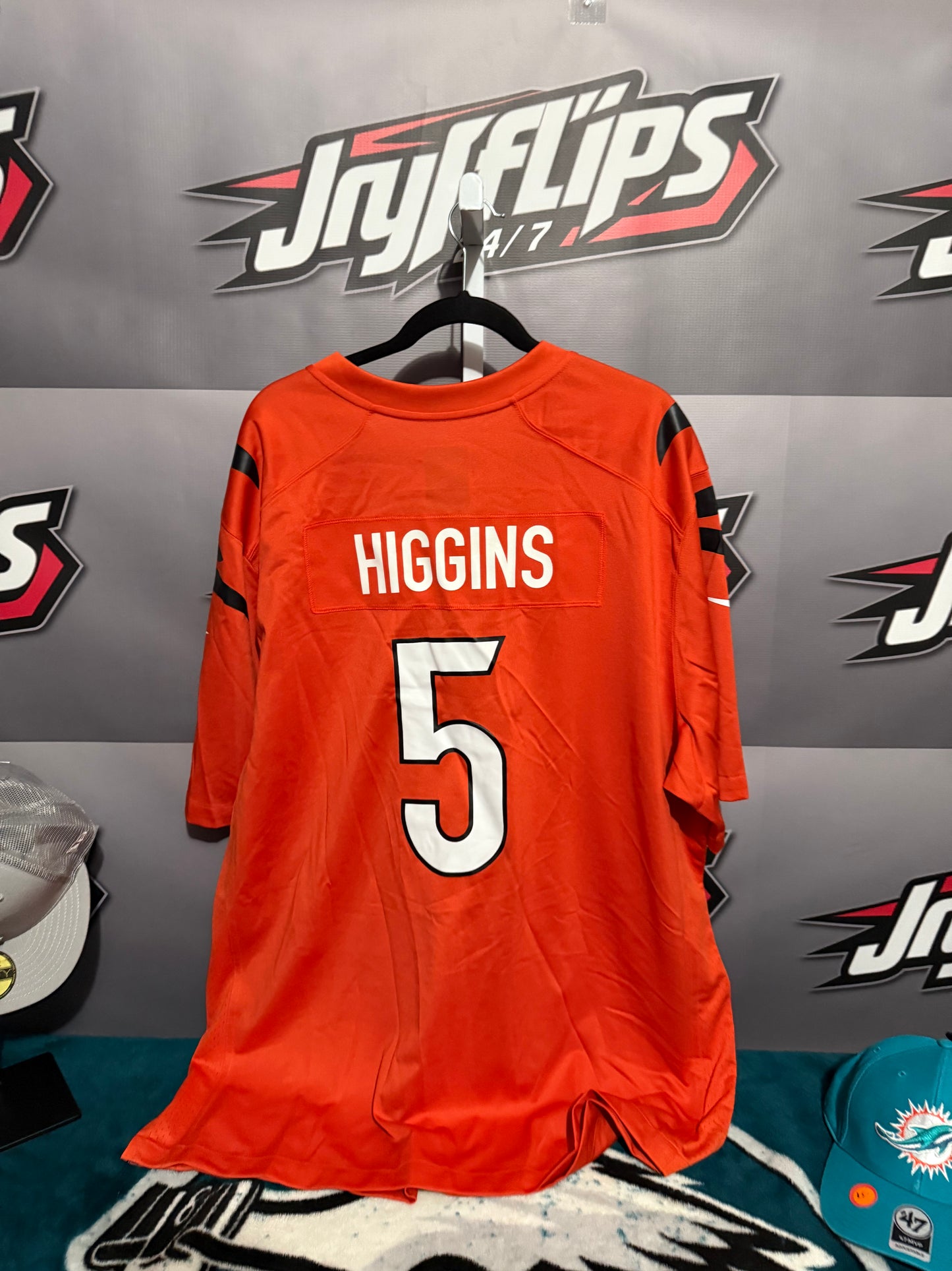 Men’s XXL Tee Higgins #5 Bengals Jersey
