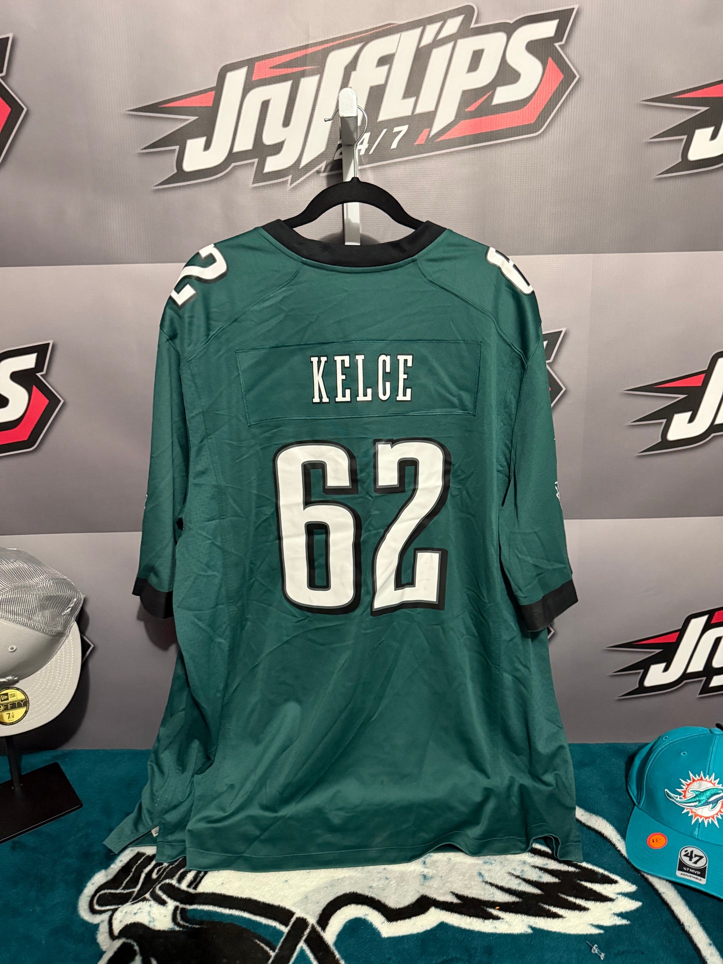 Men’s XXL Philadelphia Eagles #62 Jason Kelce Jersey
