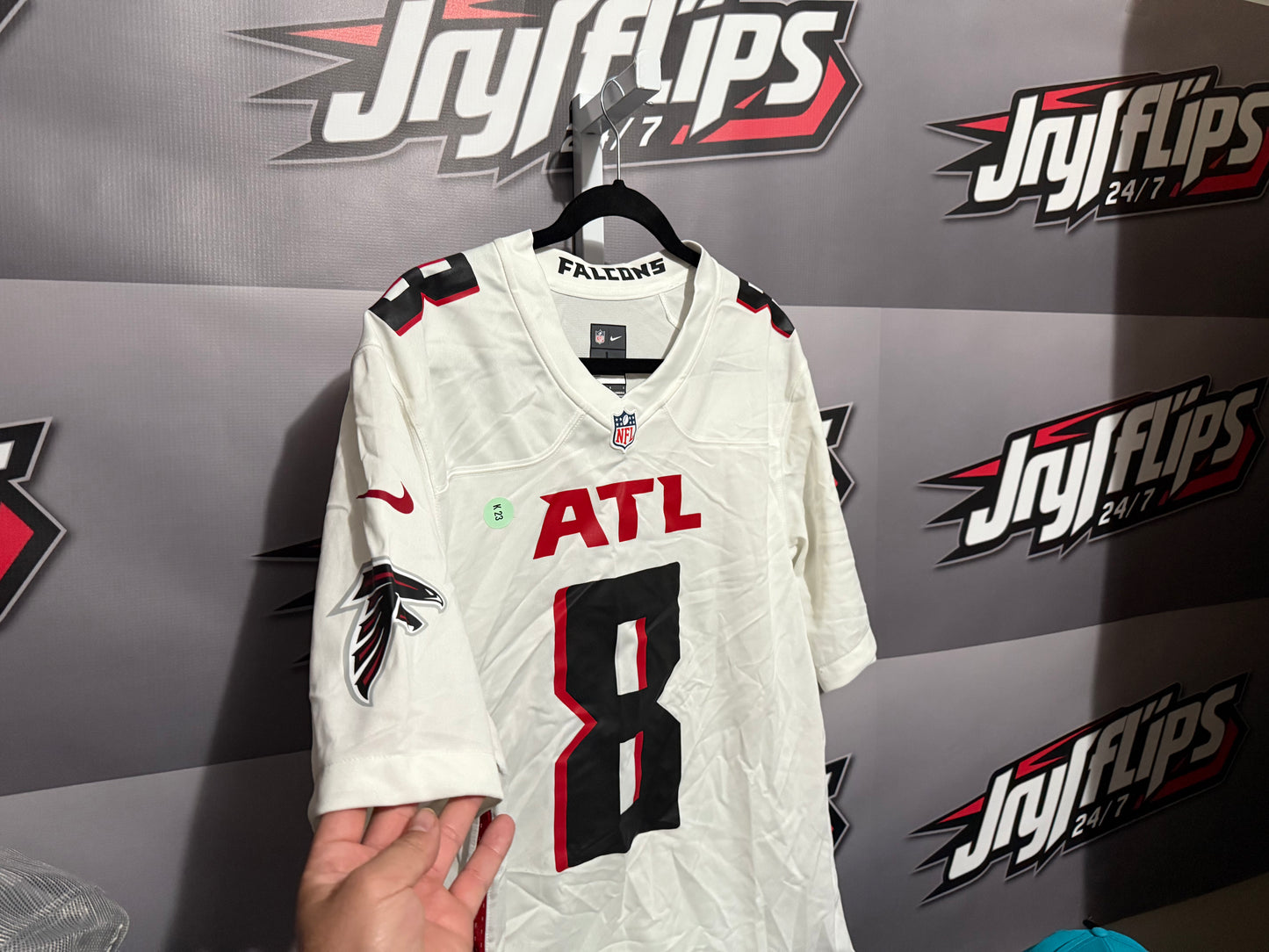 Men’s Large Atlanta Falcons K. Pitts #8 (see description) Jersey