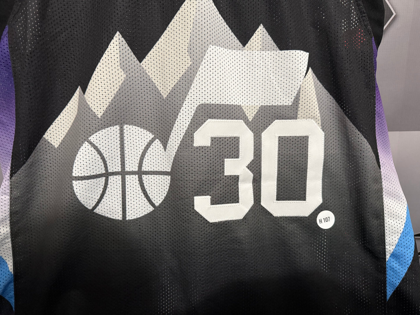 Men’s XL Utah Jazz City Connect edition SIGNED #30 Filipowski Jersey