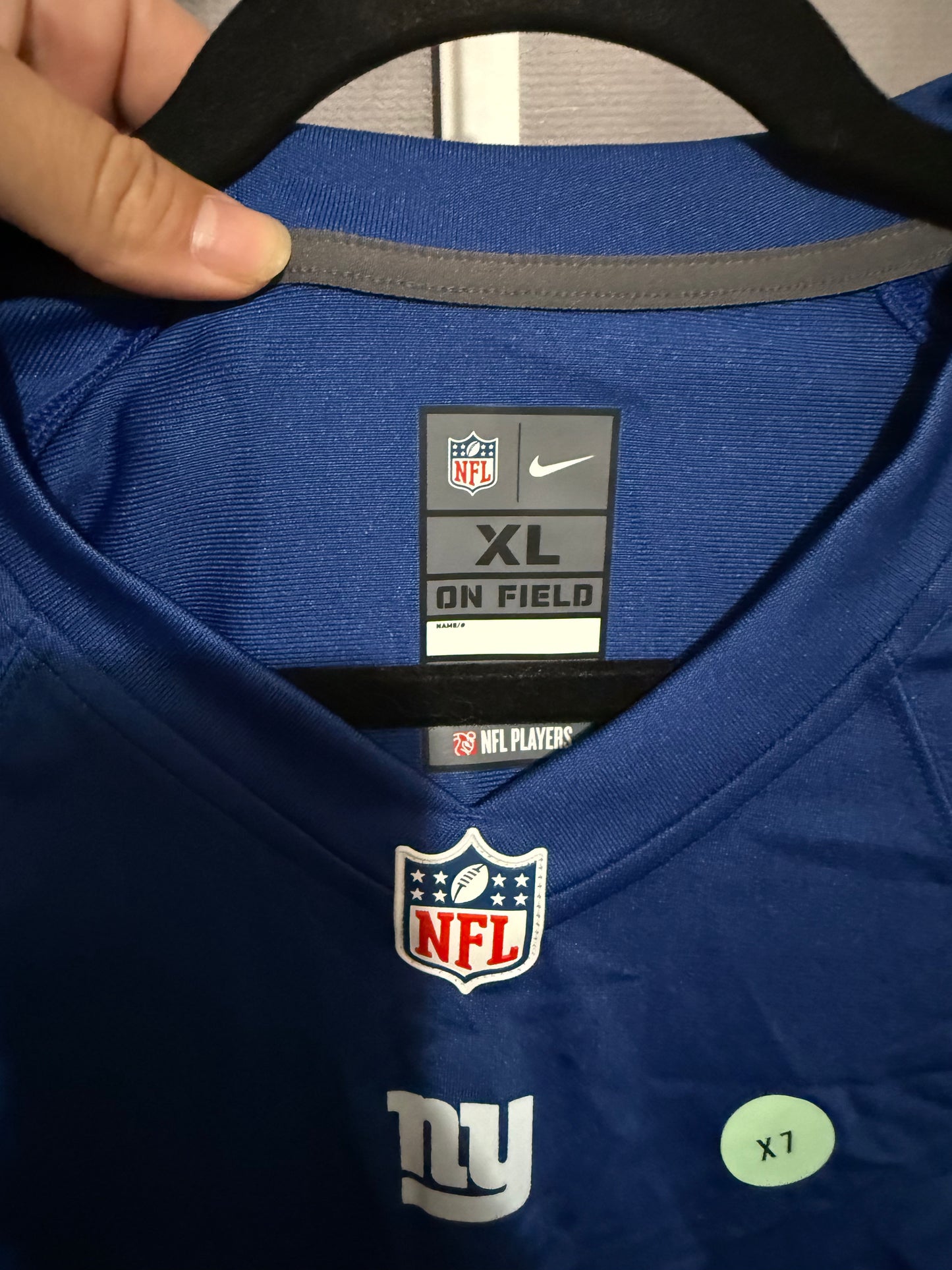 Men’s XL Giants #53 Carson Jersey