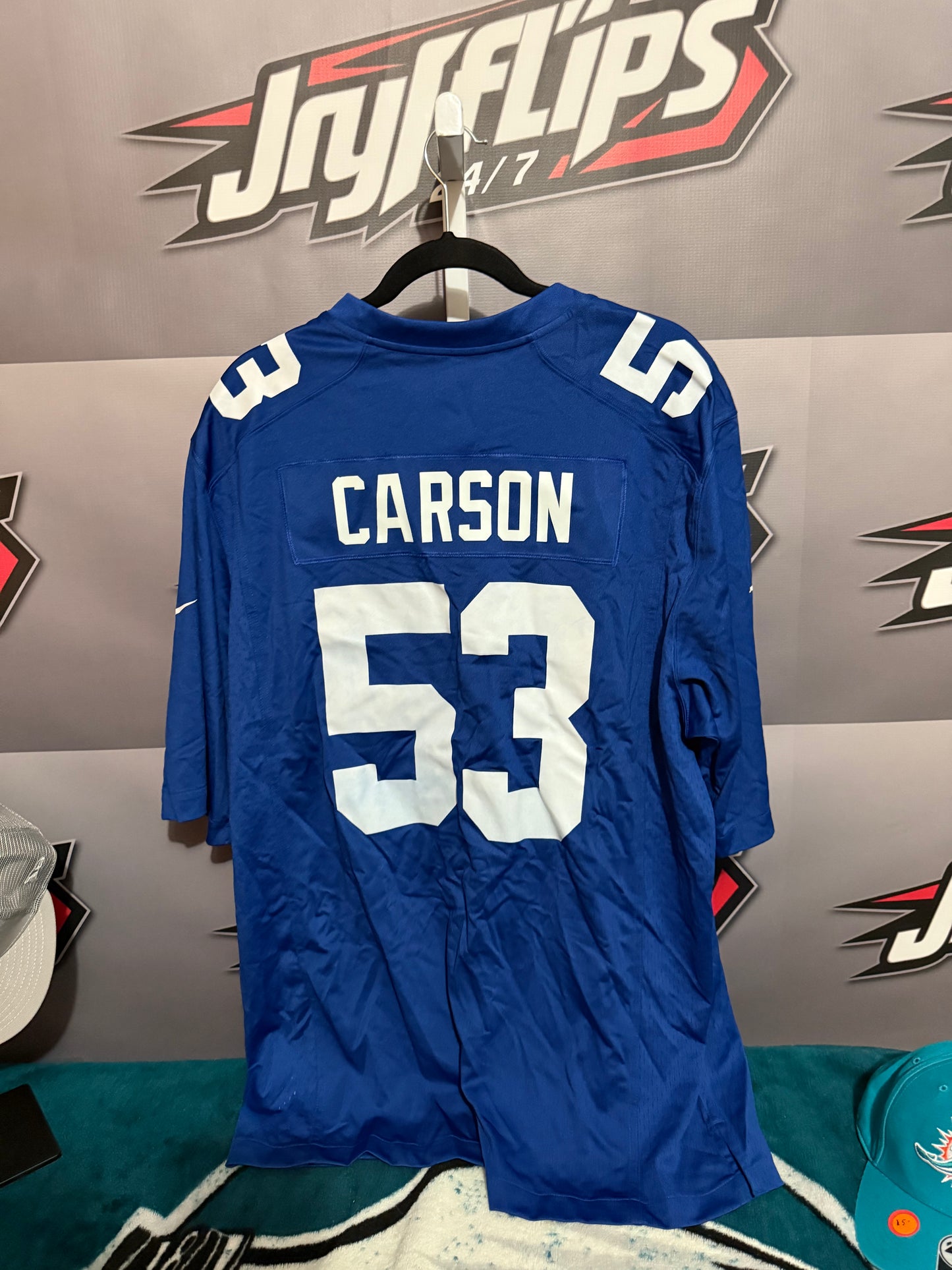 Men’s XL Giants #53 Carson Jersey