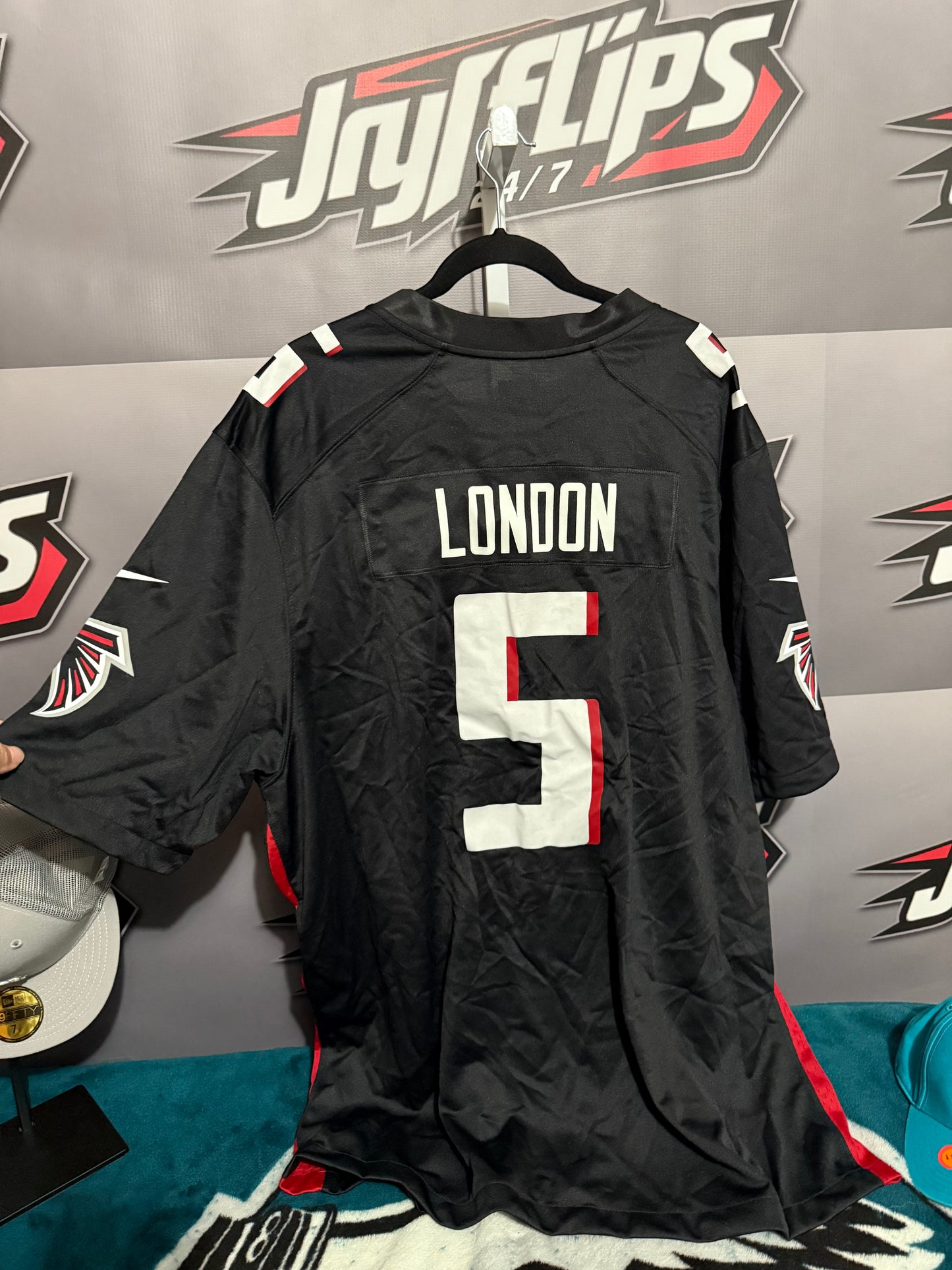 Men’s XXL Atlanta Falcons #5 Drake London Jersey