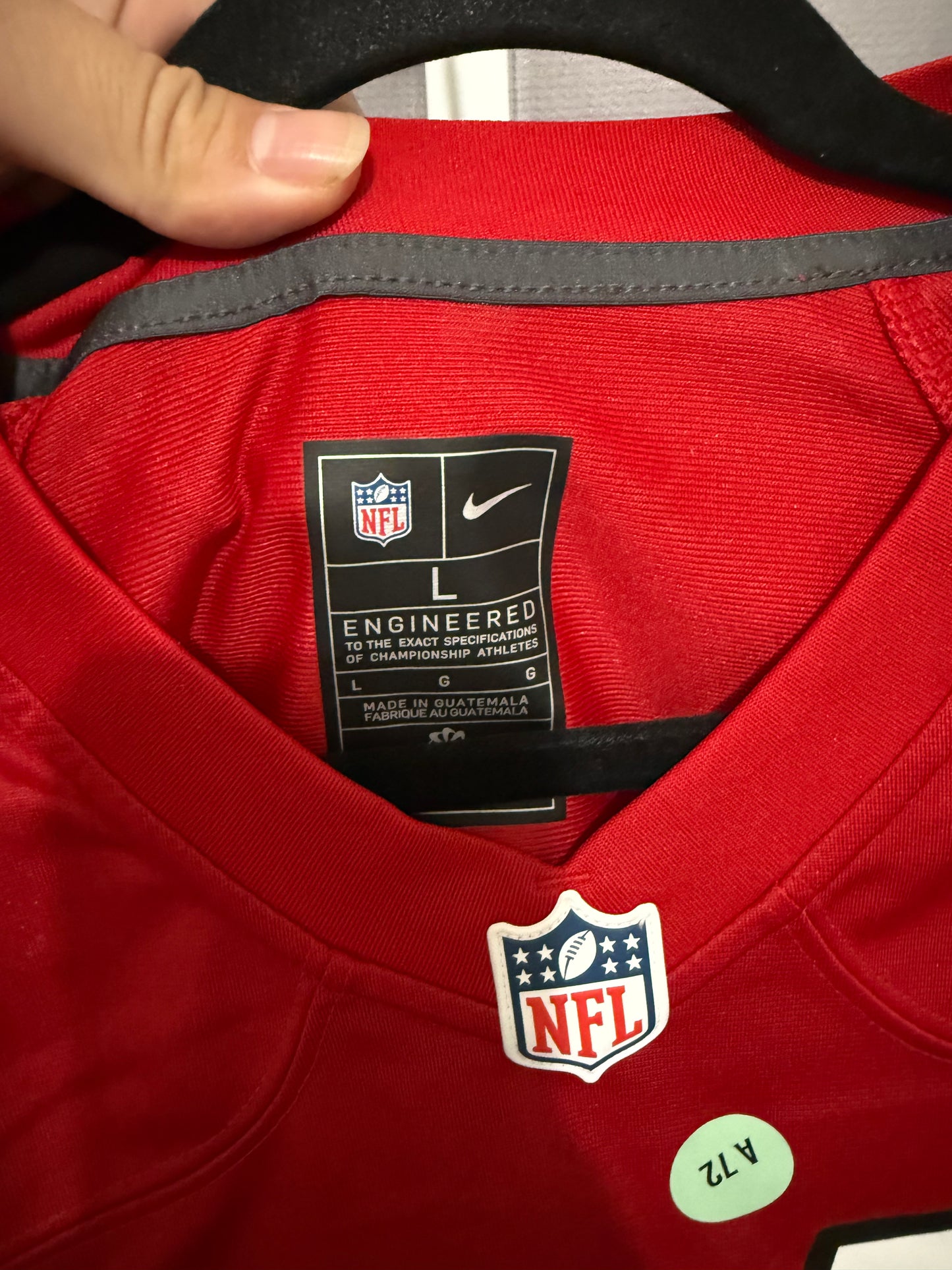 Men’s Large K Warner 49ers alt throwback Jersey