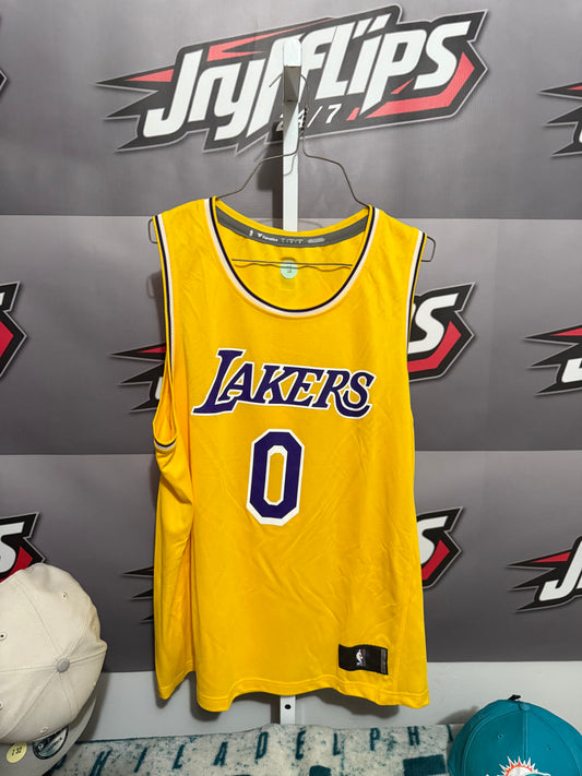 Lakers Men’s Large #0 R. Westbrook Jersey