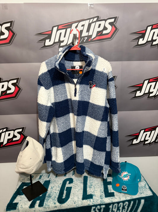Woman’s XL 4her Texans quarter zip (fluffy)