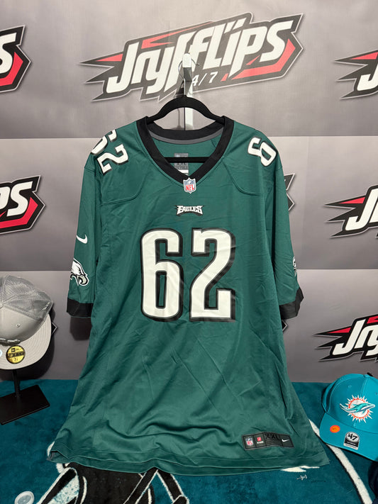 Men’s XXL Philadelphia Eagles #62 Jason Kelce Jersey