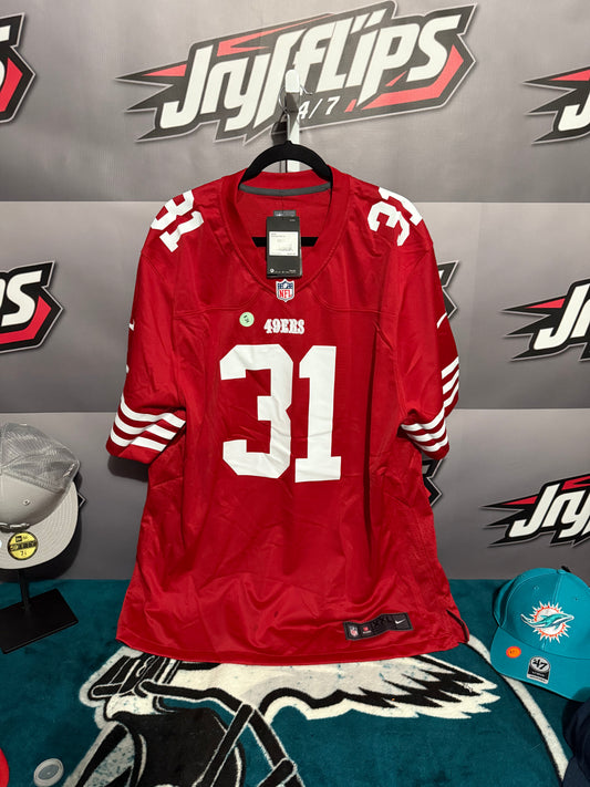 Men’s XXL Nike On Field #31 R. Mostert Jersey
