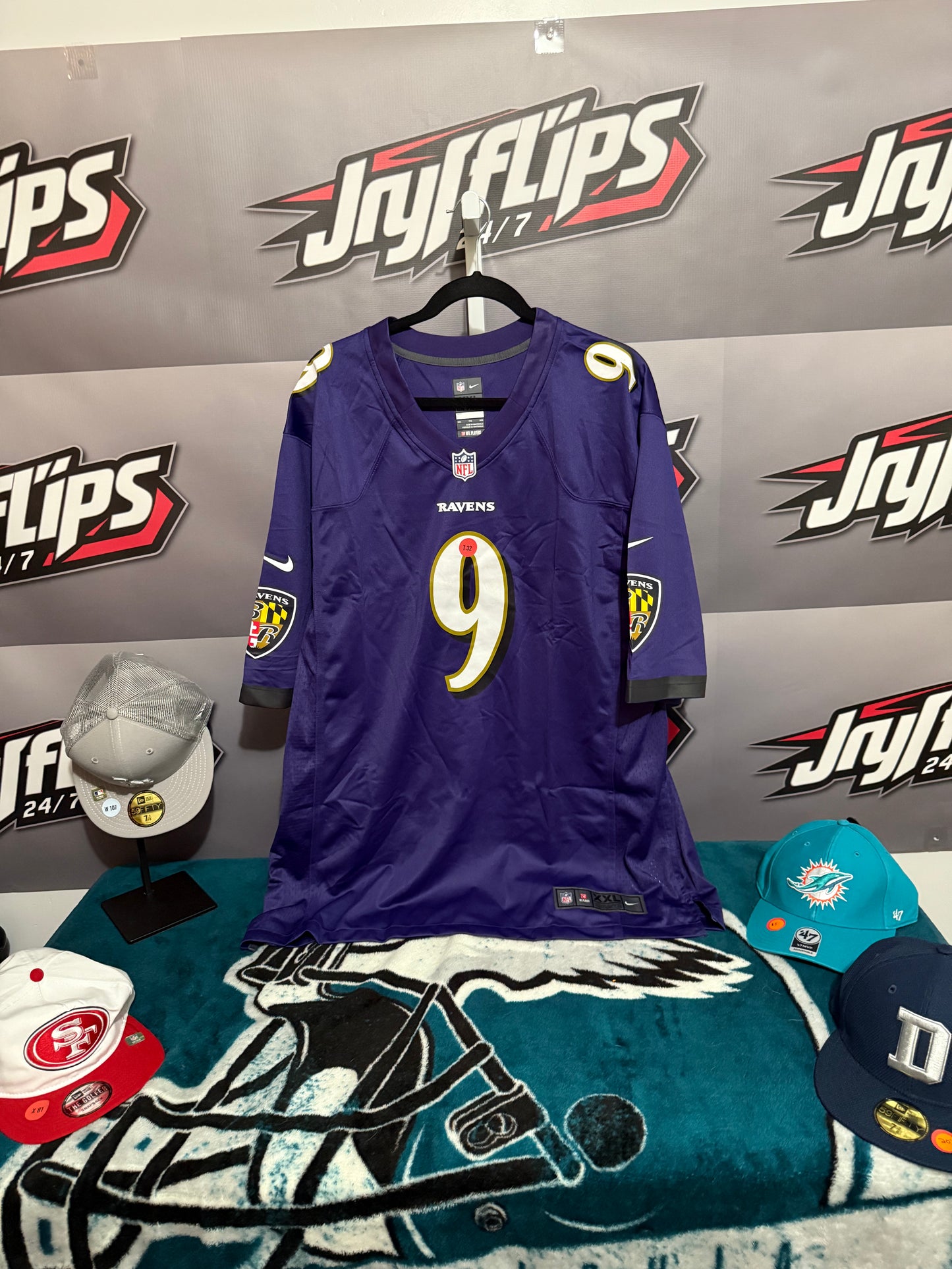 Men’s XXL Baltimore Ravens Tucker #9 Jersey