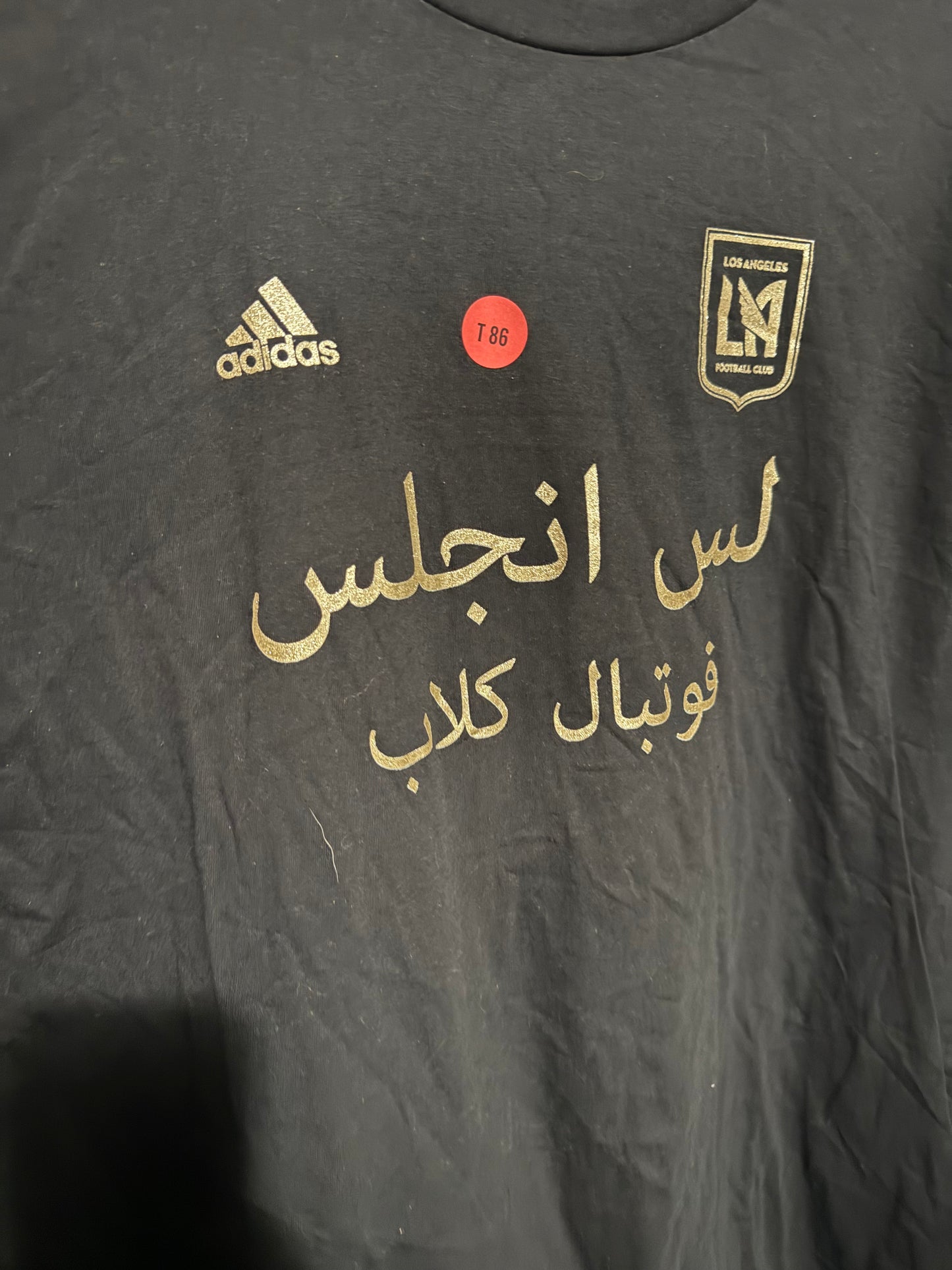 Men’s XL LAFC Beitashour Shirsy, (shirt material jersey layout)