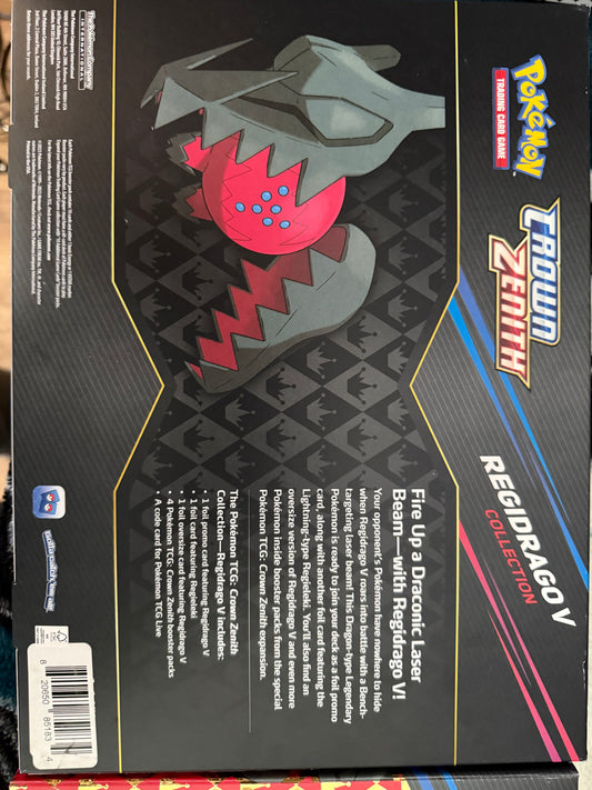 Pokemon Crown Zenith Regidrago pack