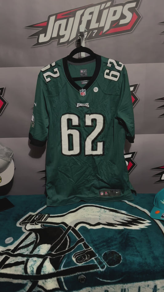 Men’s Medium Philadelphia Eagles #62 Jason Kelce Jersey