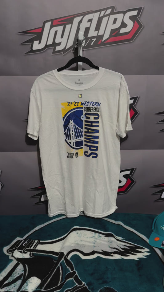 Men’s Large GS Warriors 21-22 Conf Champion T-Shirt