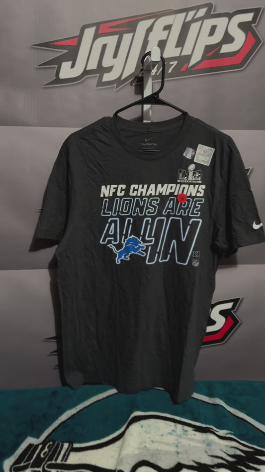Men’s Large Detroit Lions NFC Champions Tee