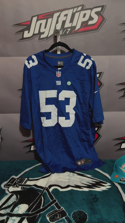 Men’s XL Giants #53 Carson Jersey